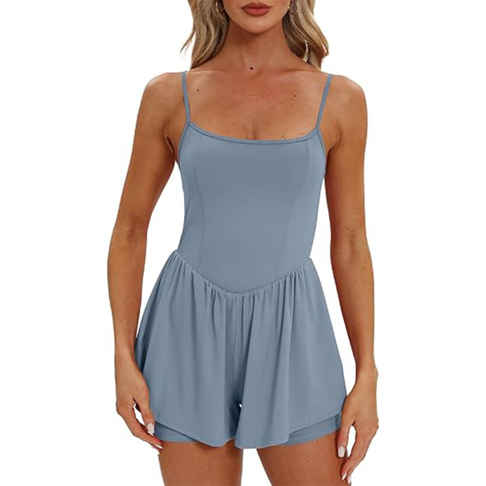 🌴Summer Breeze Essential! Double-Lined Short Romper✨ Adjustable Spaghetti Strap💃 No-Slip Sleeveless Jumpsuit | TikTok’s Hotlist 🌴Summer Breeze Essential! Double-Lined Short Romper✨ Adjustable Spaghetti Strap💃 No-Slip Sleeveless Jumpsuit | TikTok’s Hotlist